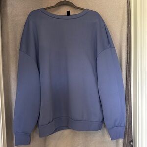 Women's Blue Sweatshirt SHEIN/shein curve